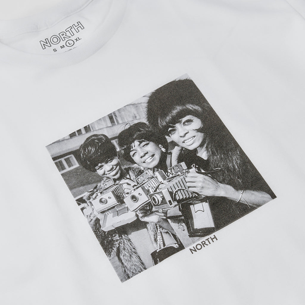 North Skate Mag The Supremes T Shirt - White - back