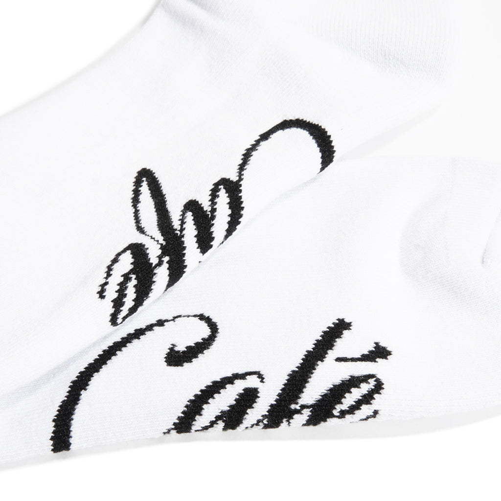 Skateboard Cafe Swing Socks - White