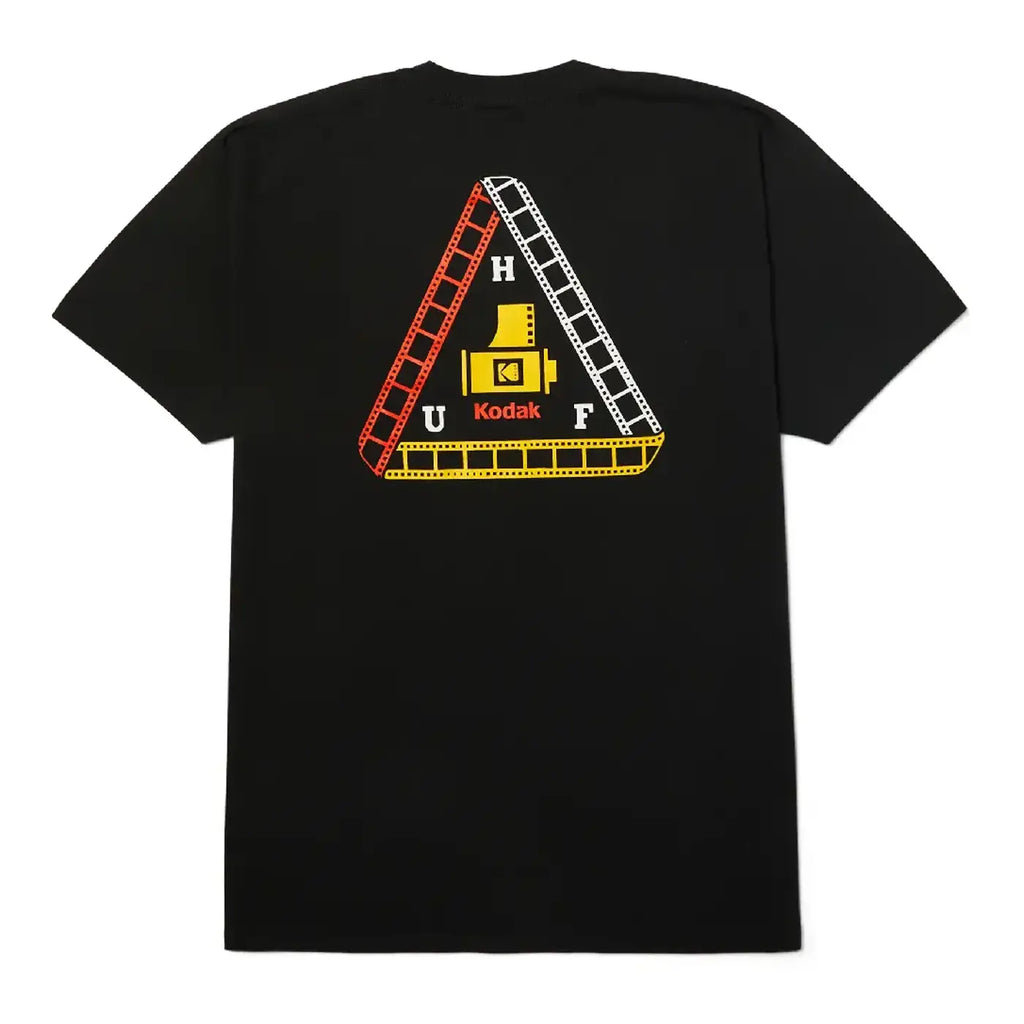 HUF x Kodak Triple Film T Shirt - Black - back