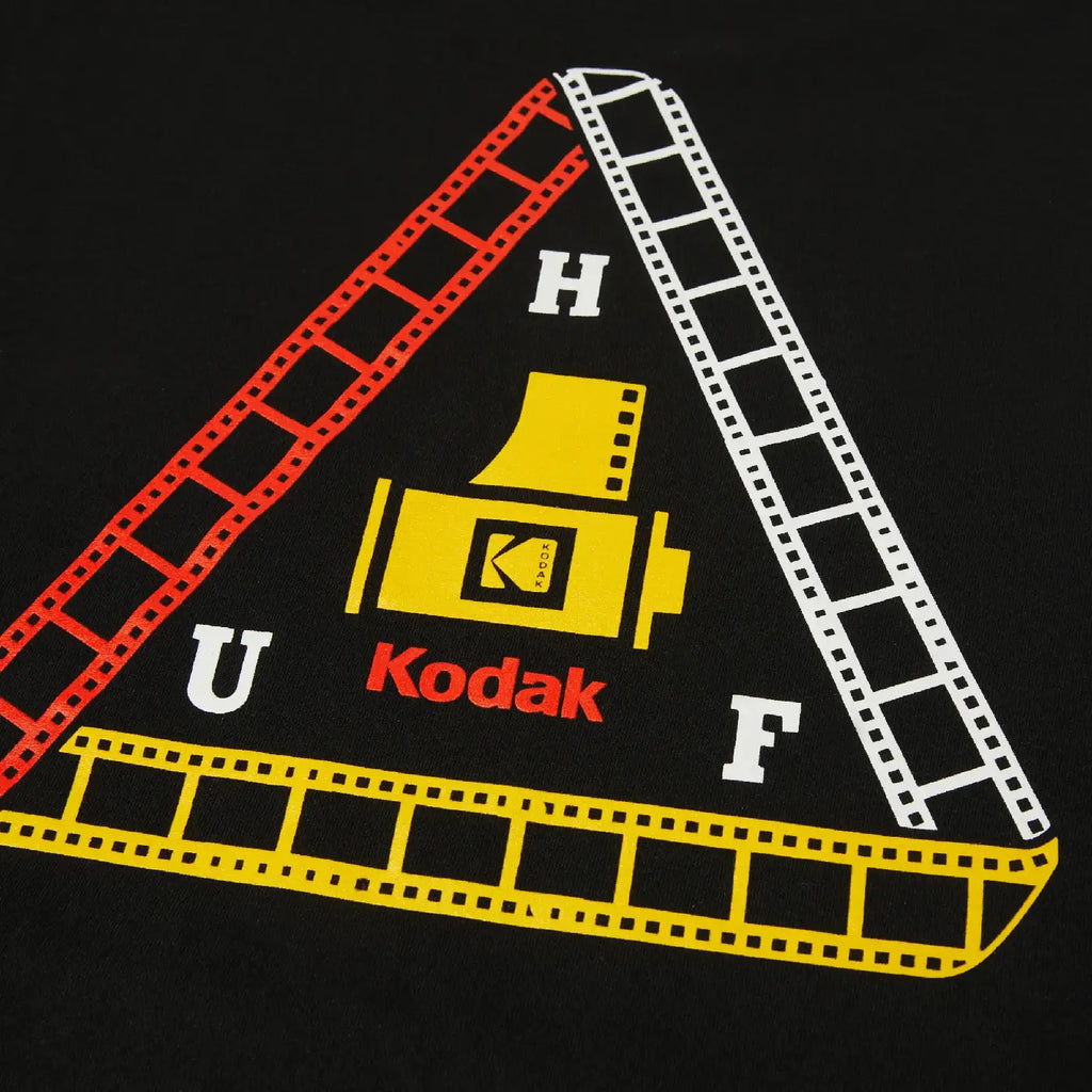 HUF x Kodak Triple Film T Shirt - Black - clopseup2