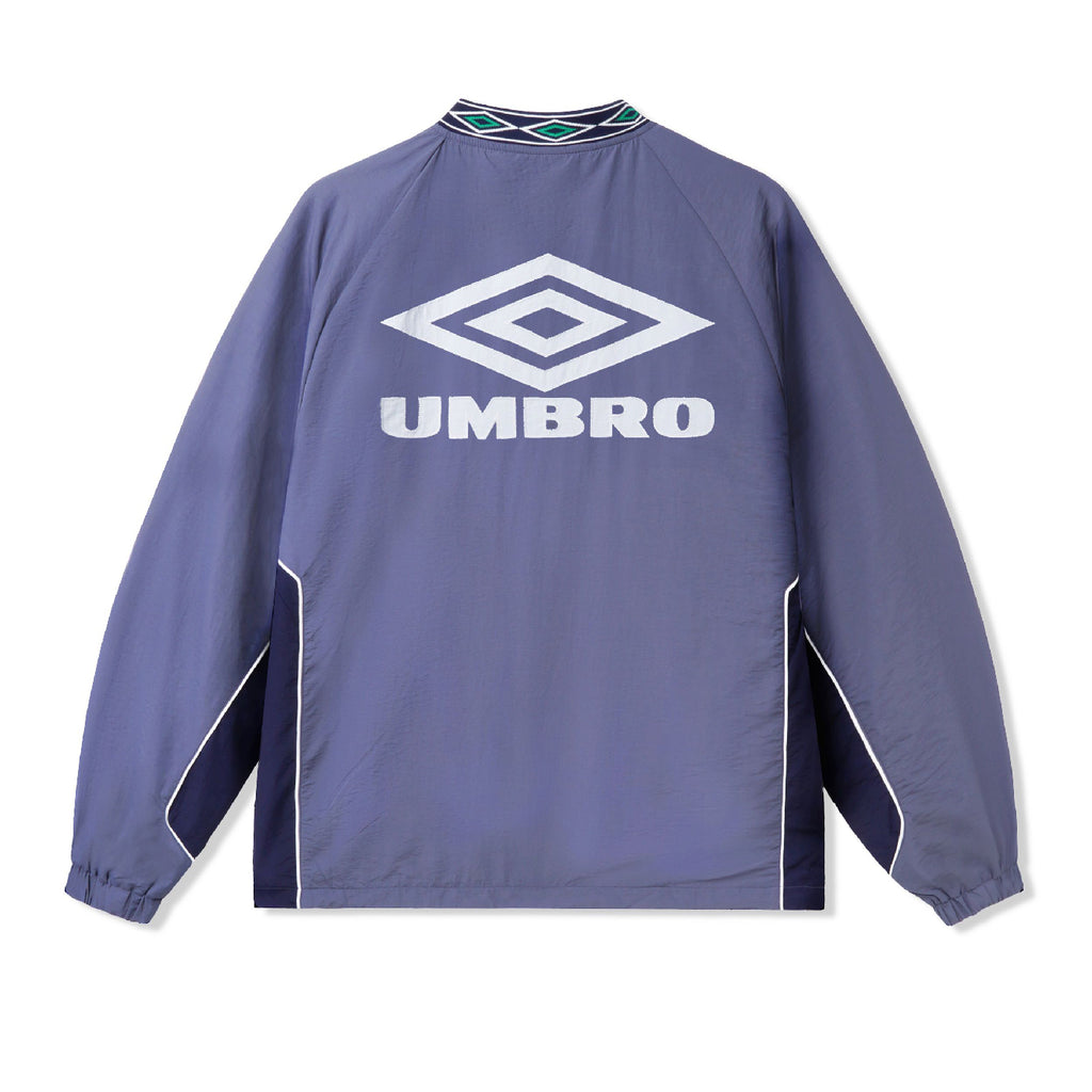 Butter Goods x UMBRO Training Pullover - Slate / Navy - back