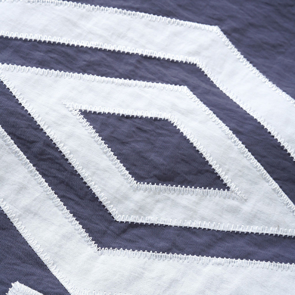 Butter Goods x UMBRO Training Pullover - Slate / Navy - closeup3