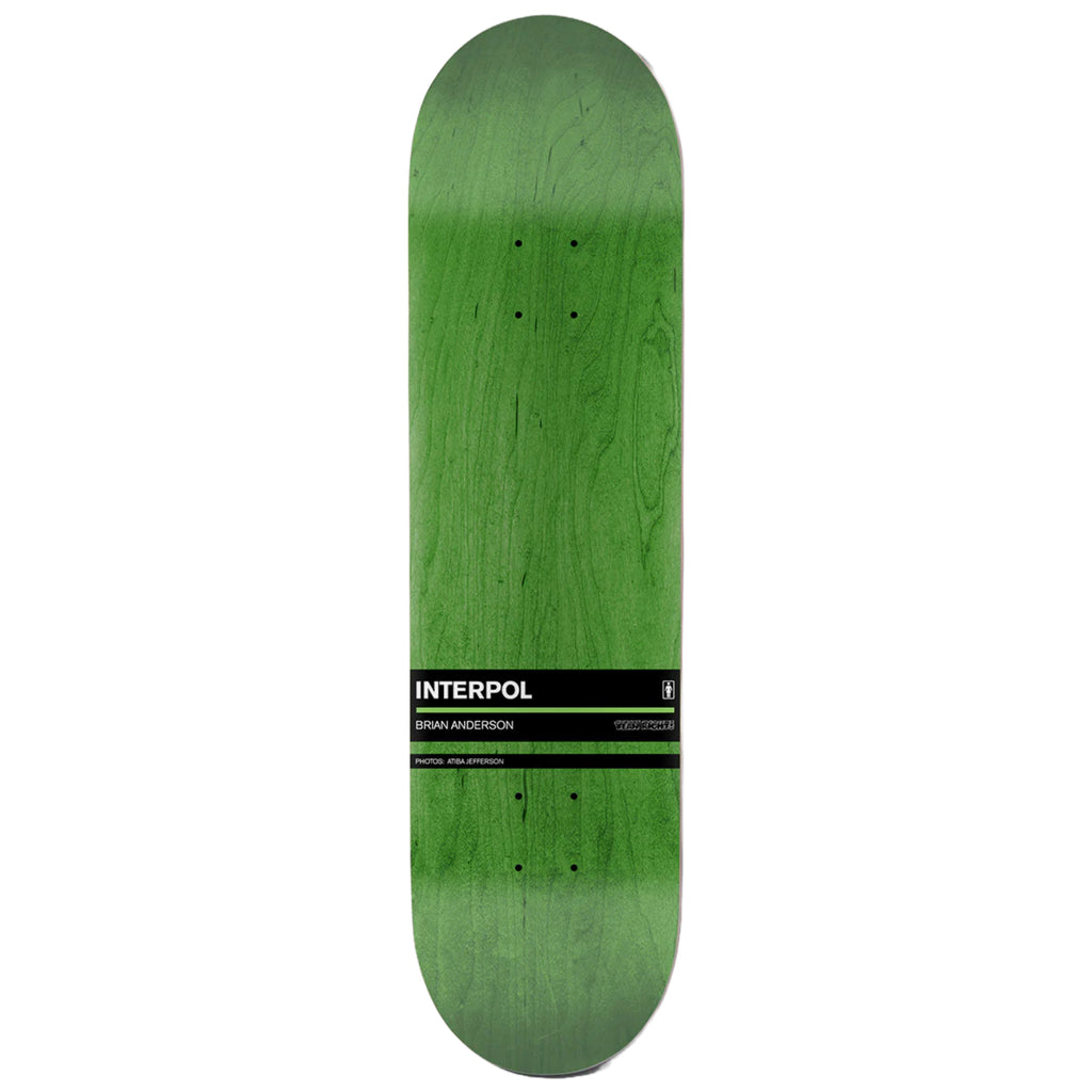 Girl Skateboards Atiba x BA x Interpol Skateboard Deck