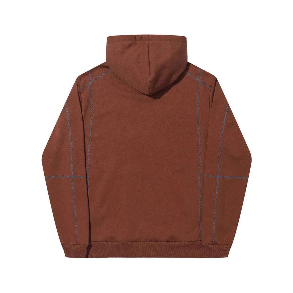 Helas Free Hoodie - Brown - back