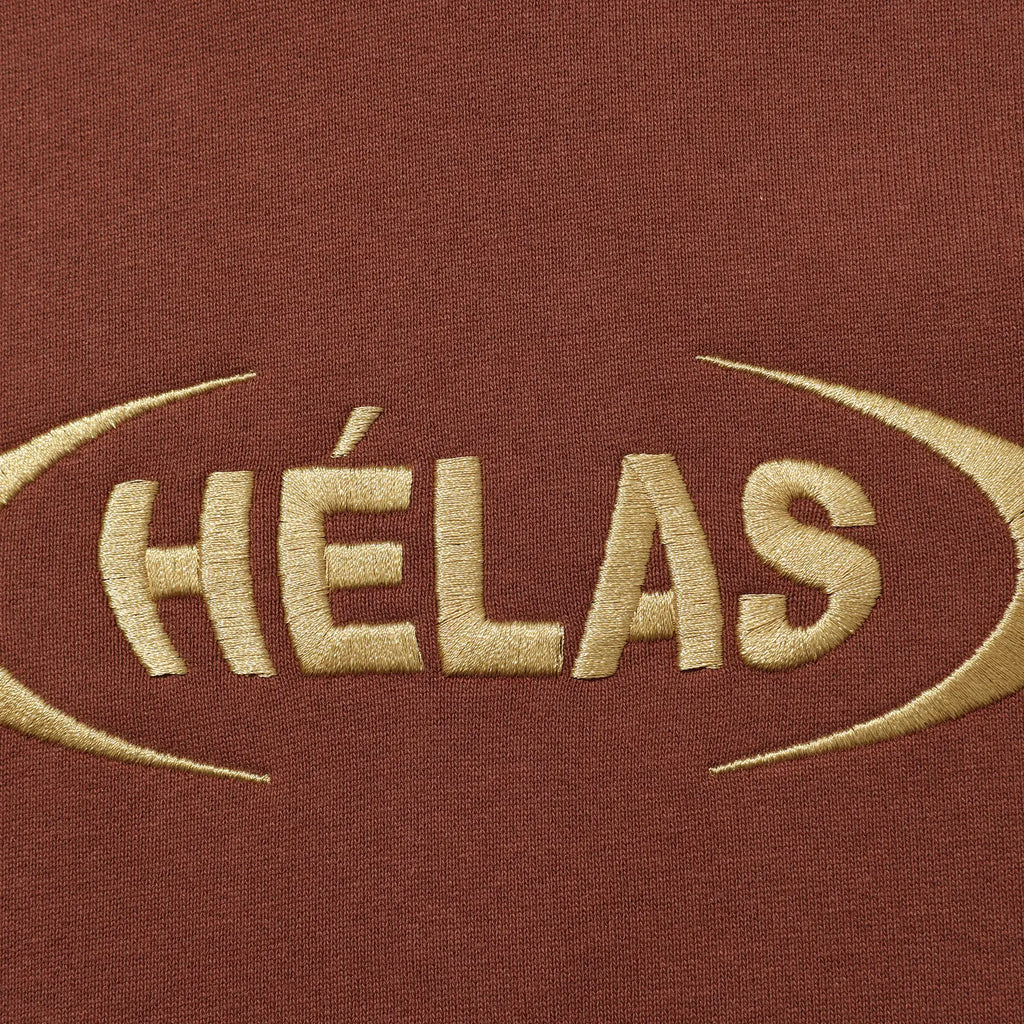 Helas Free Hoodie - Brown - logo