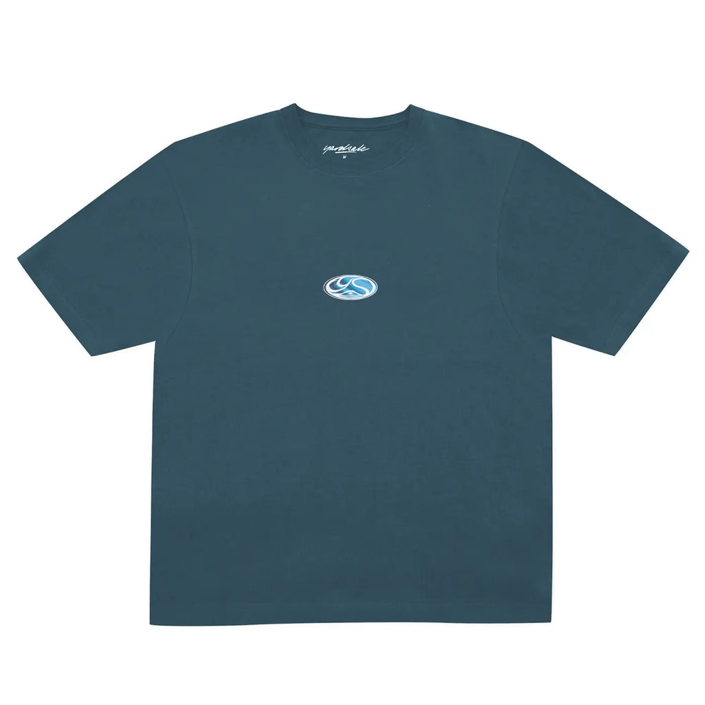 Yardsale Wave Serpent T Shirt - Navy - front