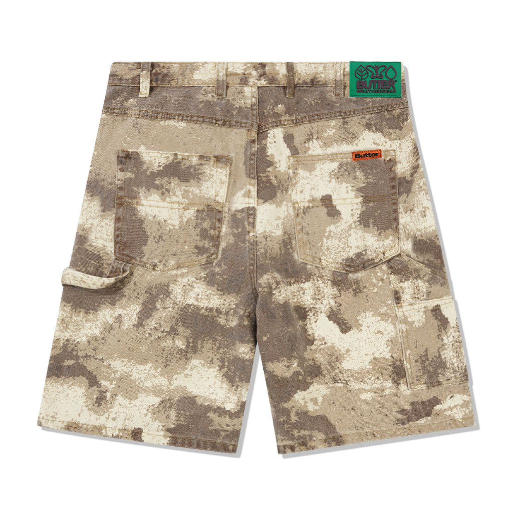 Butter Goods Weathergear Denim Shorts - Camo - back