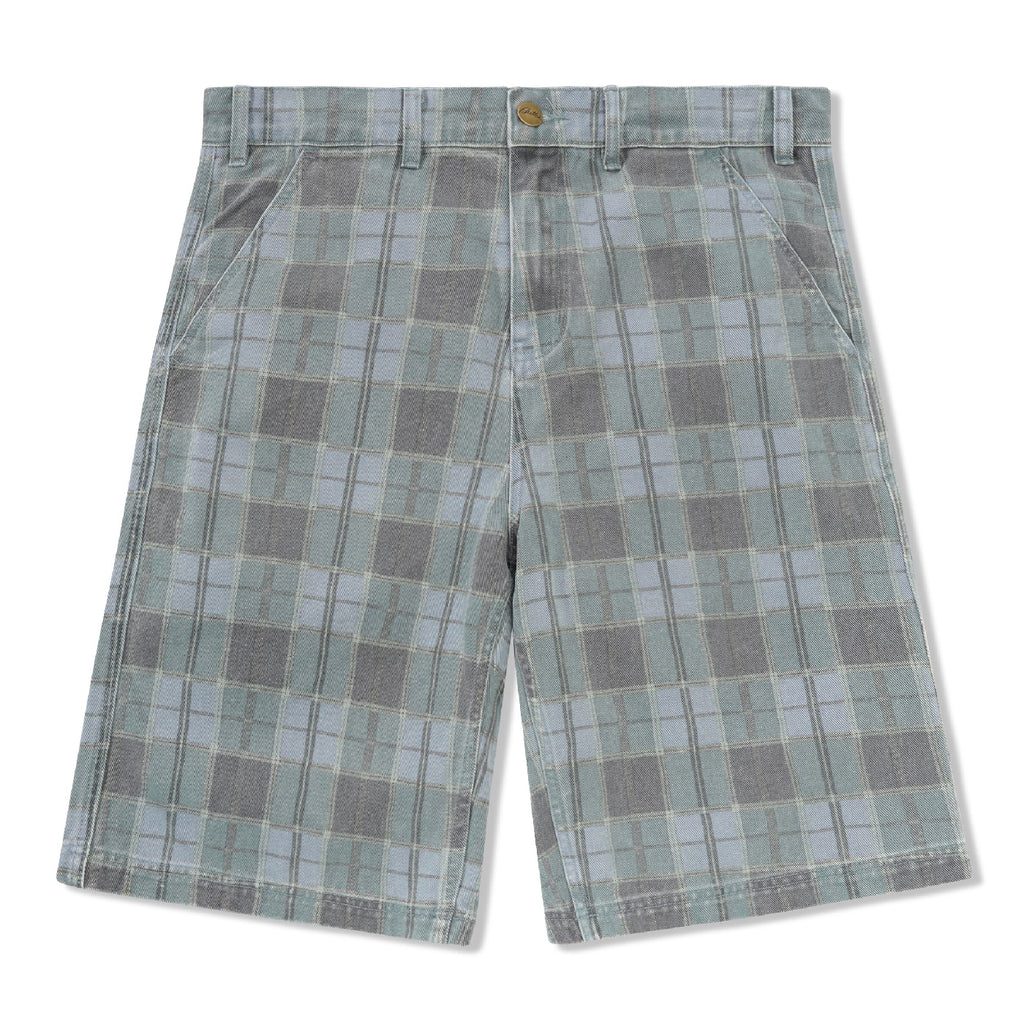 Butter Goods Work  Shorts - Plaid - front