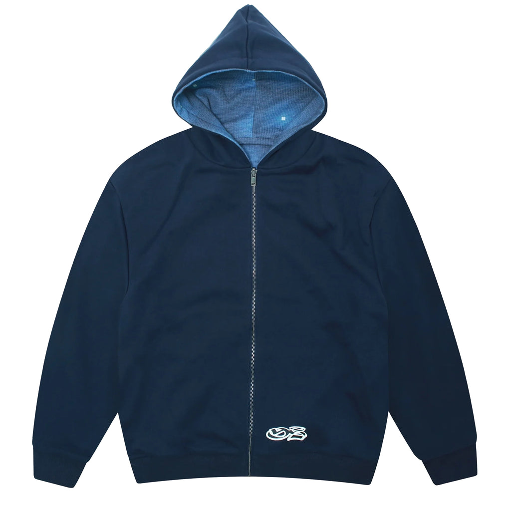 Yardsale Reversible Thermal Hoodie - Navy / Navy