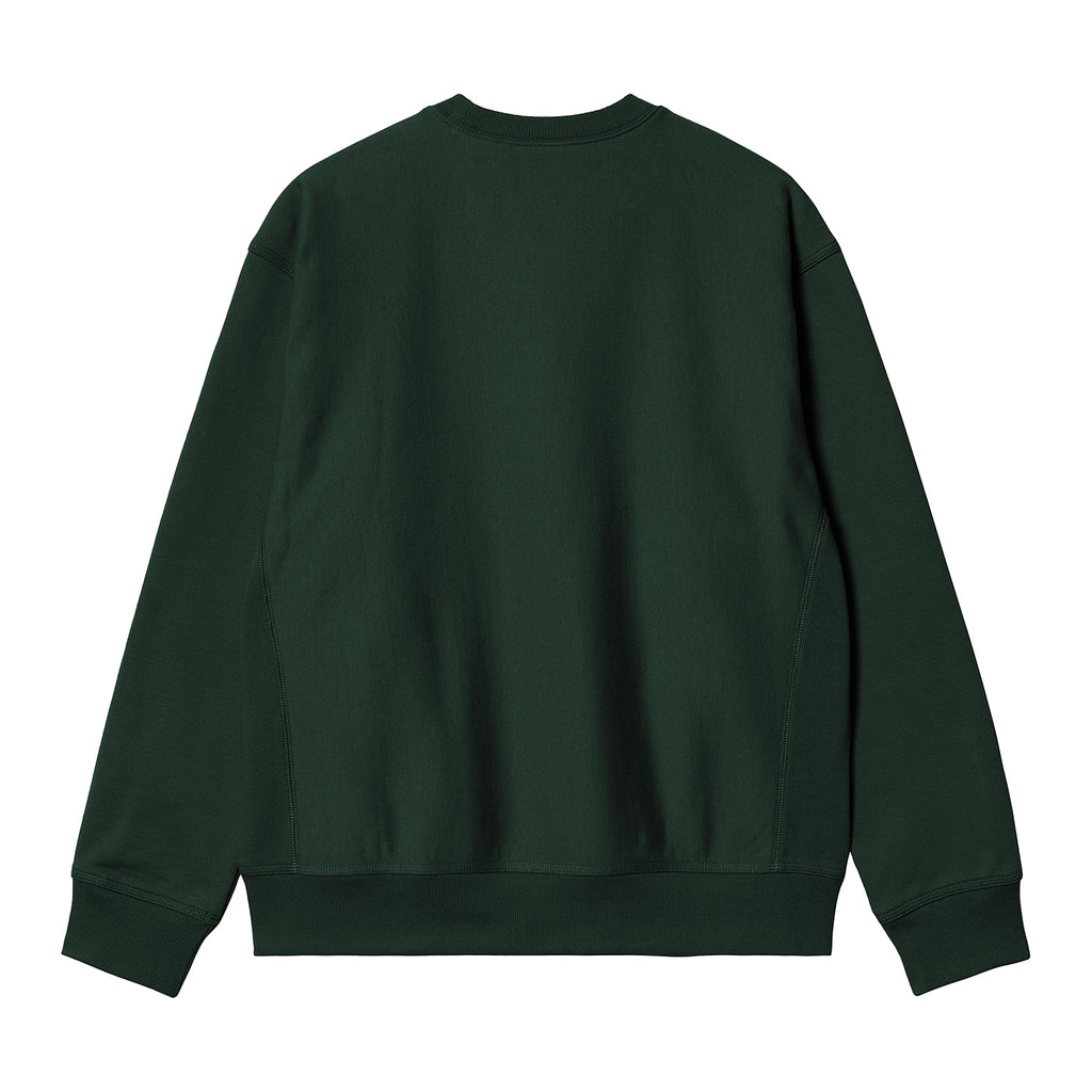 Carhartt WIP American Script Sweatshirt - Conifer - back