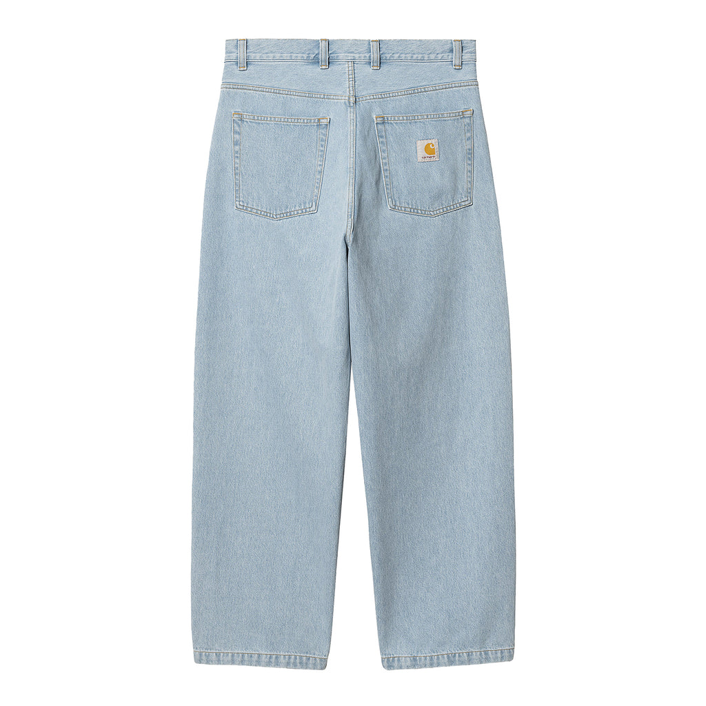 Carhartt WIP Brandon Pant - Blue heavy stone bleached - back