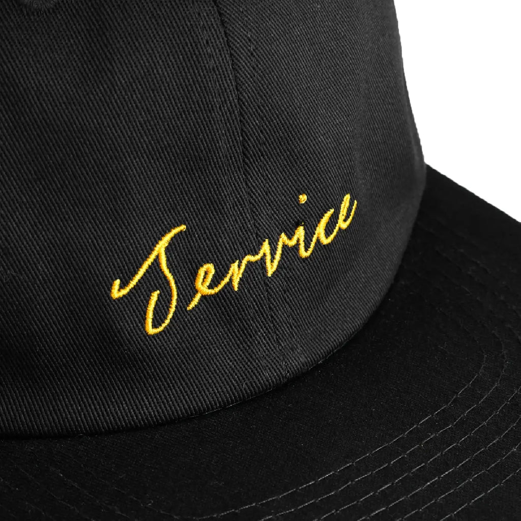 Service Works Script Cap - Black