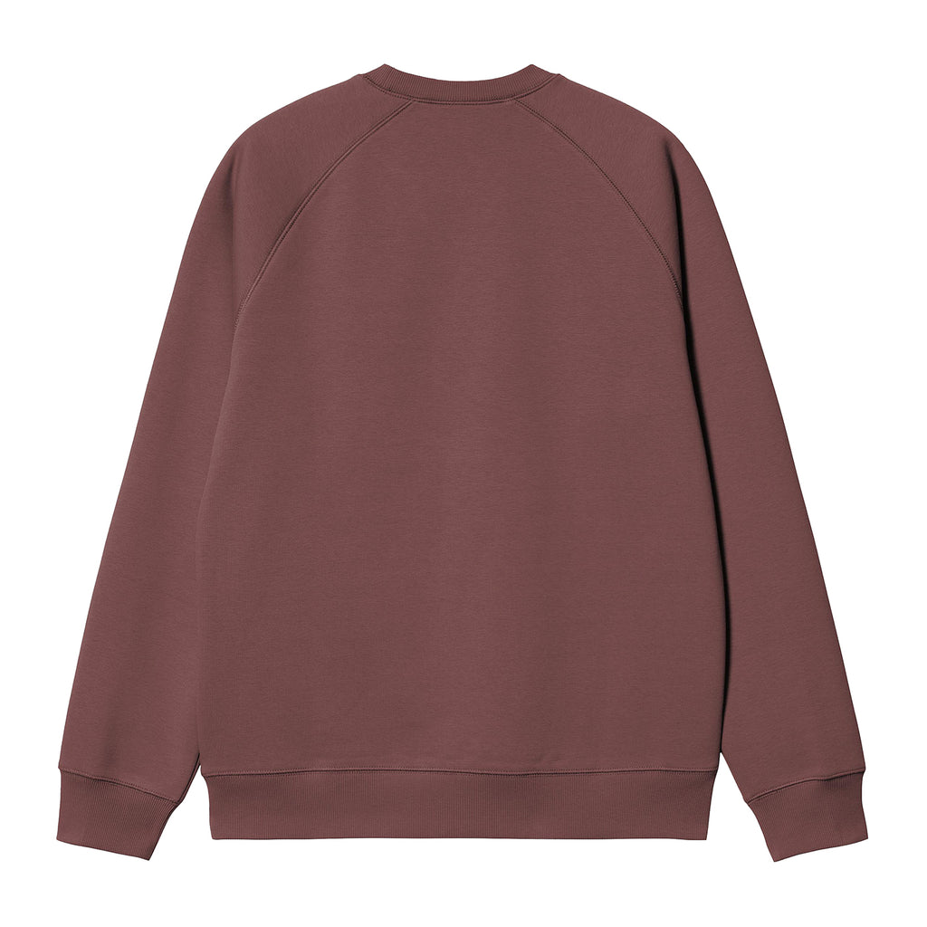 Carhartt WIP Chase Sweatshirt - Dusky Pink / Gold - back