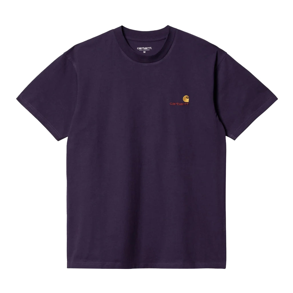 Carhartt WIP American Script T Shirt - Cassis