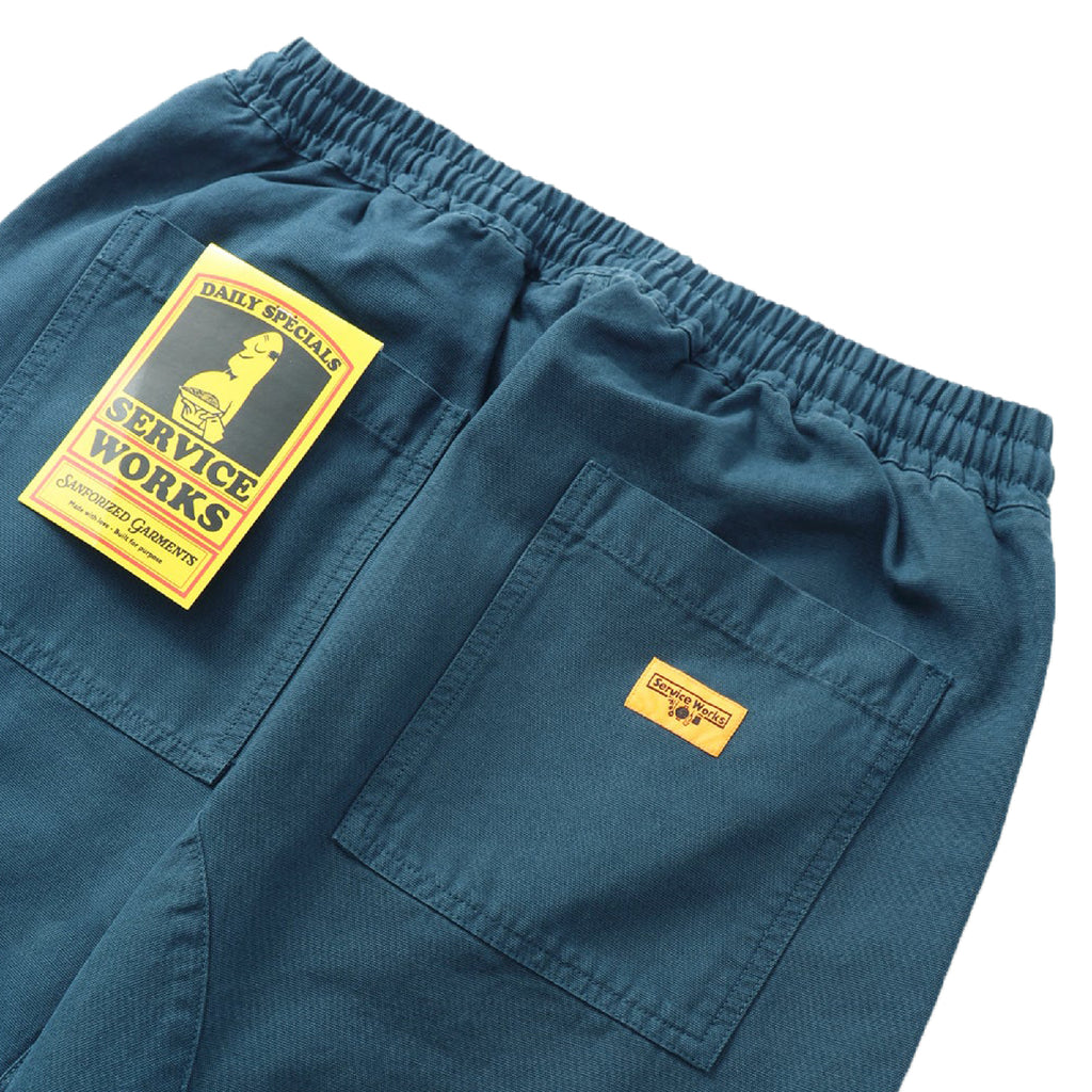 Service Works Canvas Chef Pant - Petrol