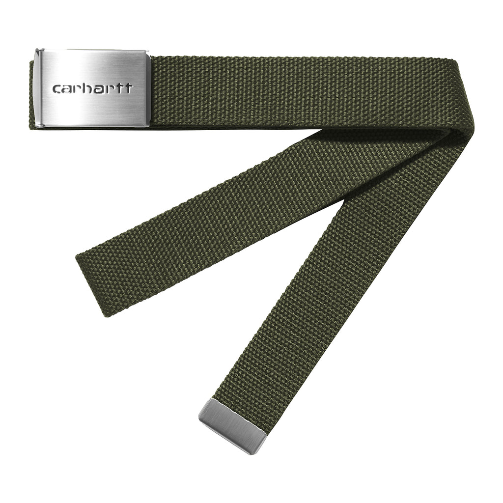 Carhartt WIP Clip Belt Chrome - Office Green