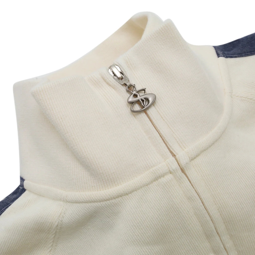 Yardsale Woven Phantasy Full Zip - Cream - Zipper