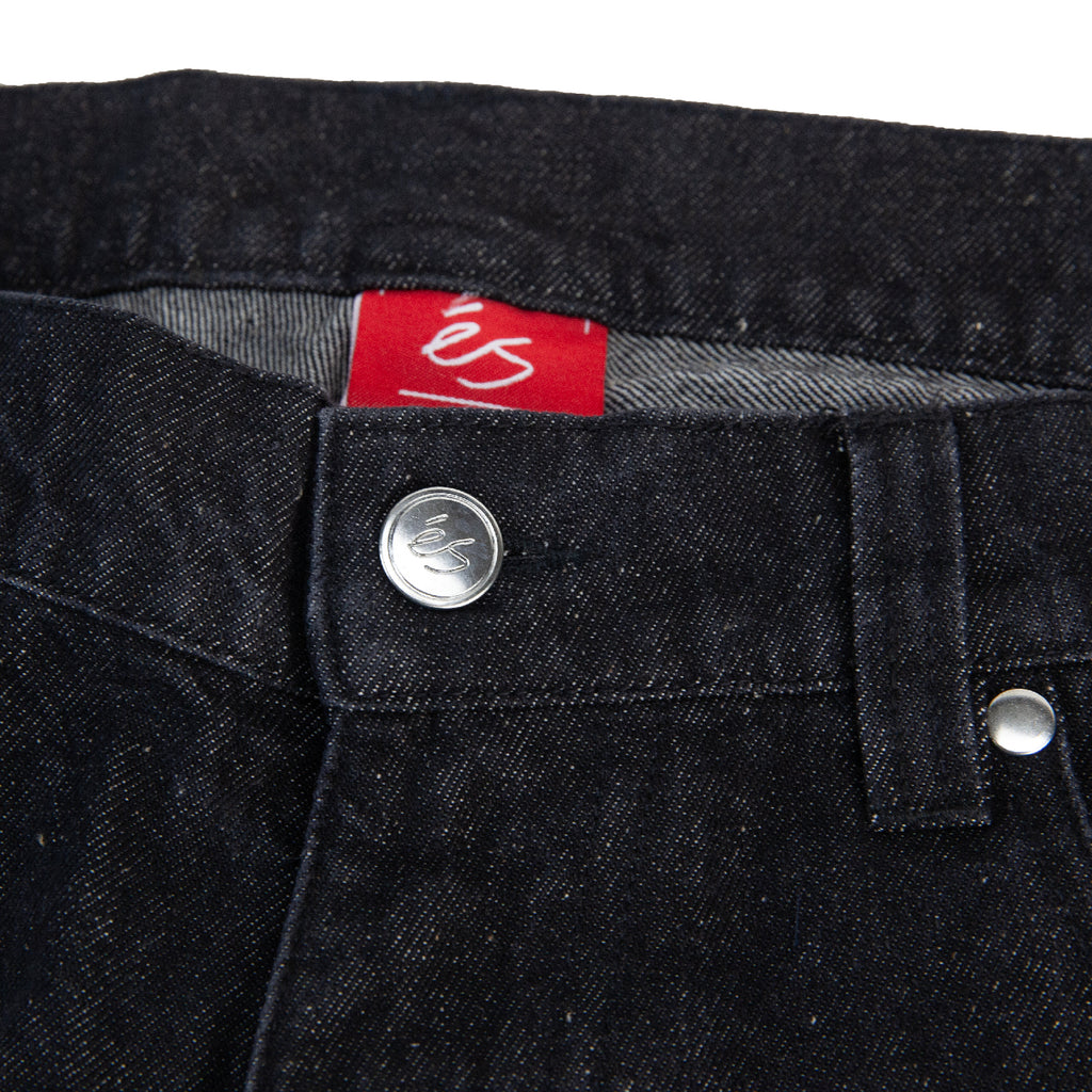 eS Footwear Baggy Denim Jeans - Black Wash - waist