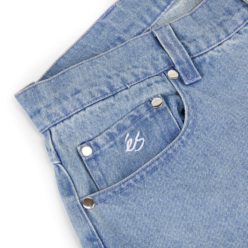 eS Footwear Baggy Denim Jeans - Light Blue- pocket