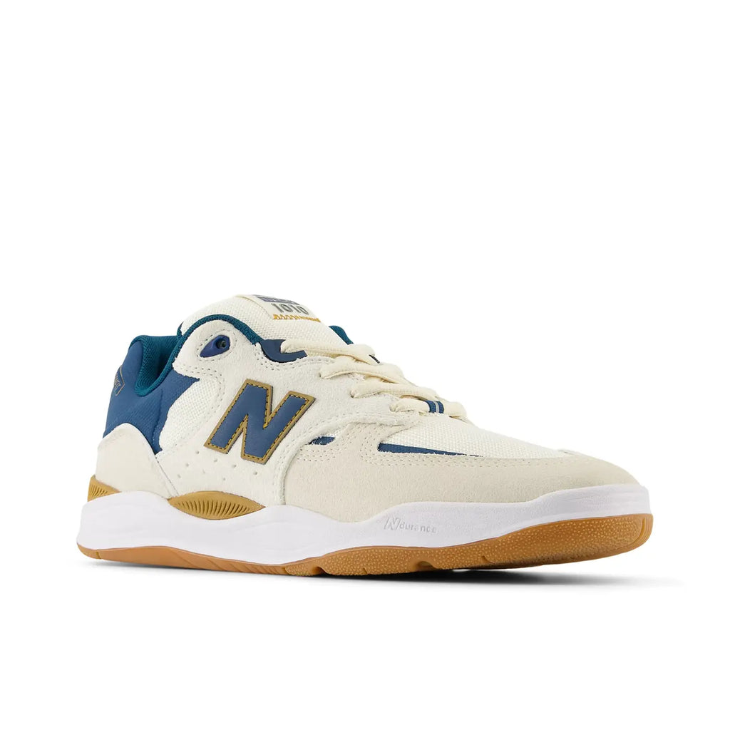 New Balance Numeric 1010 Tiago Shoes - Linen / Deep Sea - front