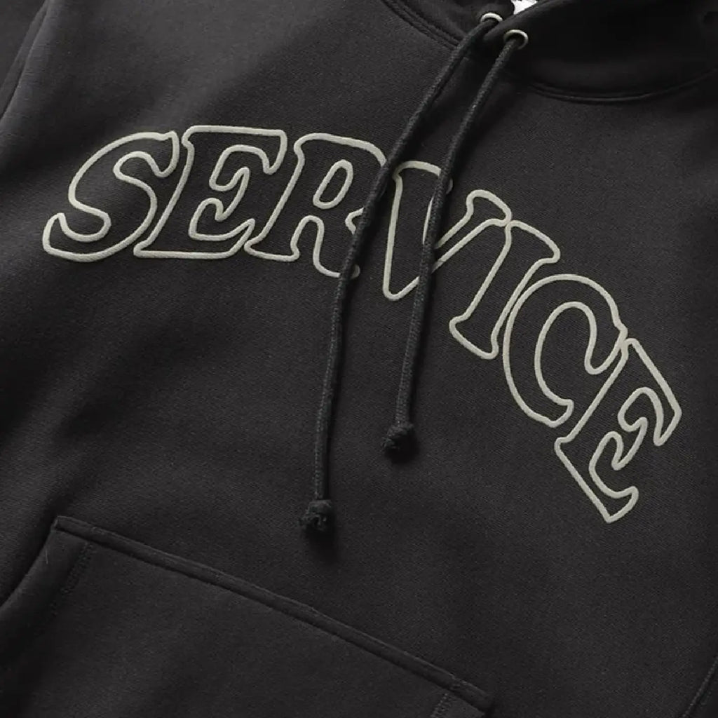 Service Works Arch Logo Hoodie - Black