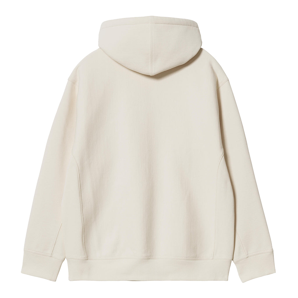 Carhartt WIP Hooded American Script Sweat Hoodie - Natural - back