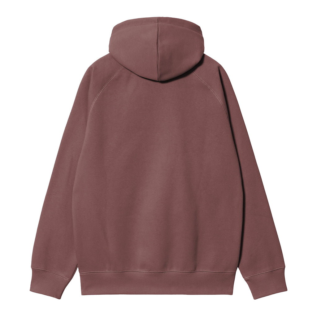 Carhartt WIP Hooded Chase Sweat -  Dusky Pink / Gold - back