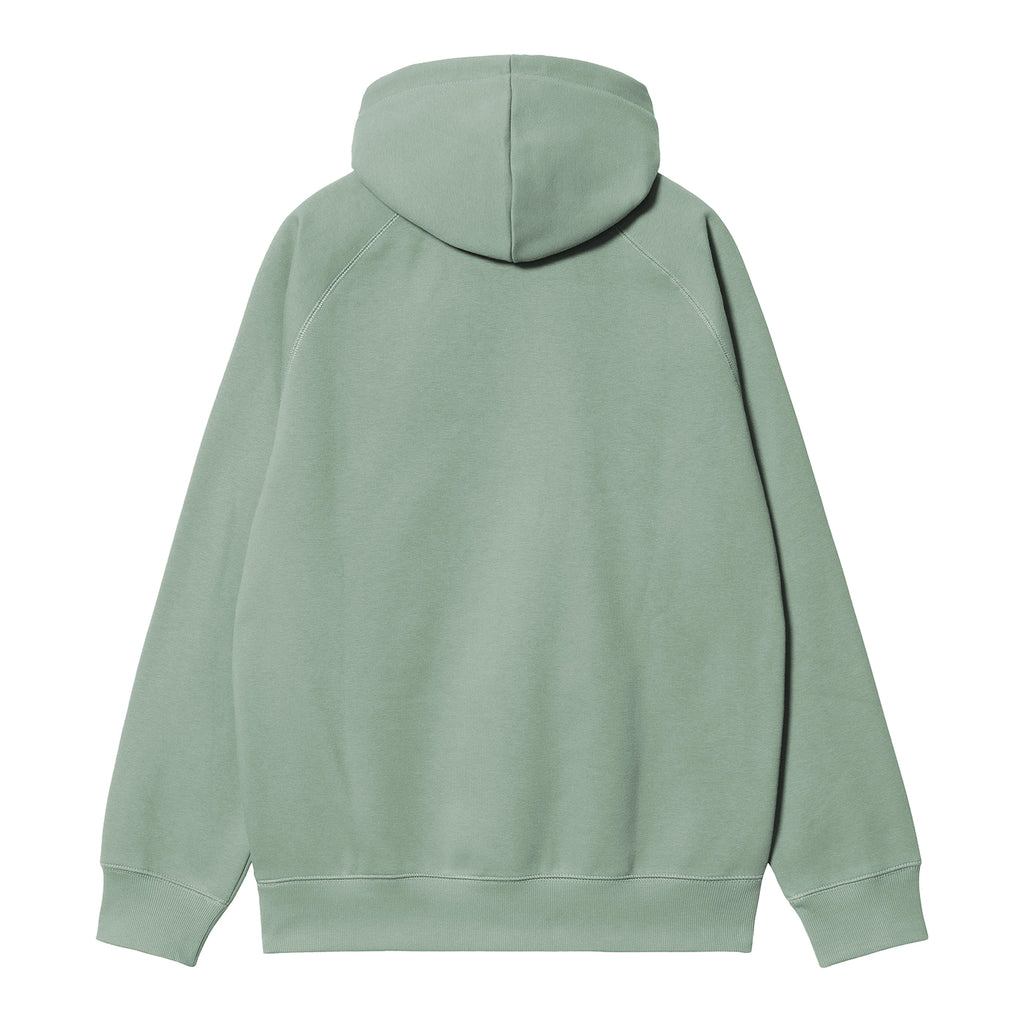 Carhartt WIP Hooded Chase Sweat -  Frosted Green / Gold - back