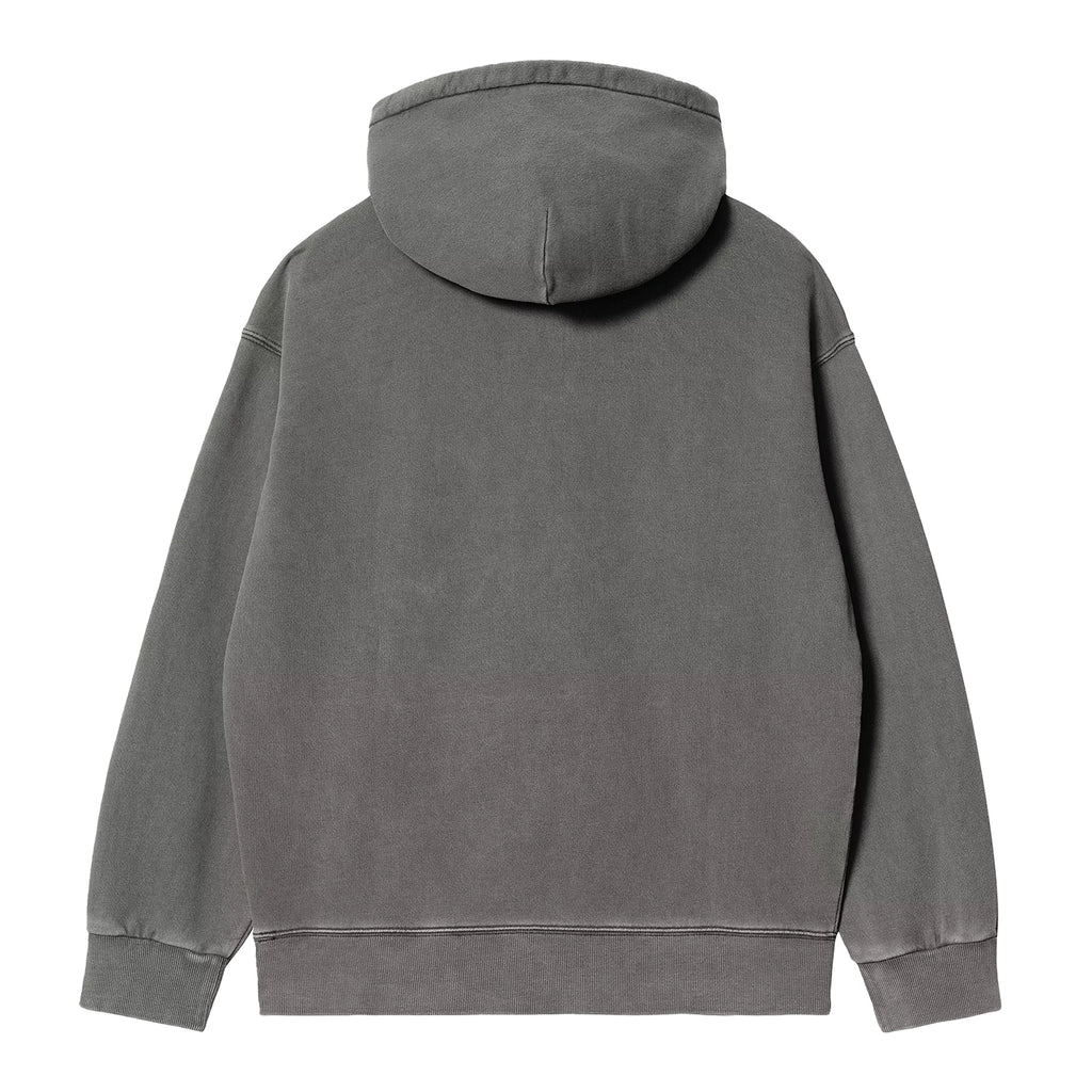 Carhartt WIP Hooded Vista Sweat Hoodie - Graphite garment dyed - back