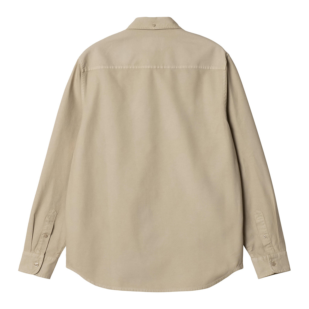 Carhartt WIP L/S Bolton Shirt - Fleur De Sel - back