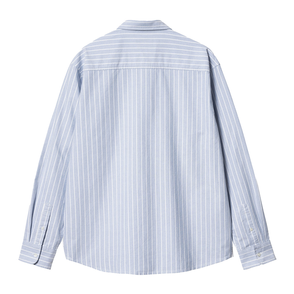 Carhartt WIP L/S Dowlen Shirt - Bleach / White - back