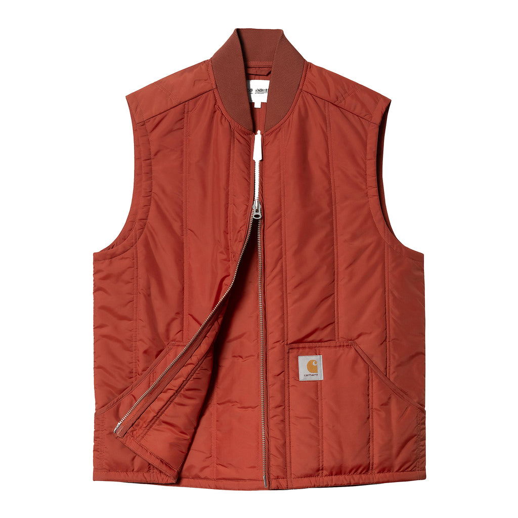 Carhartt WIP Lachlan Vest Liner - Vermillion - open