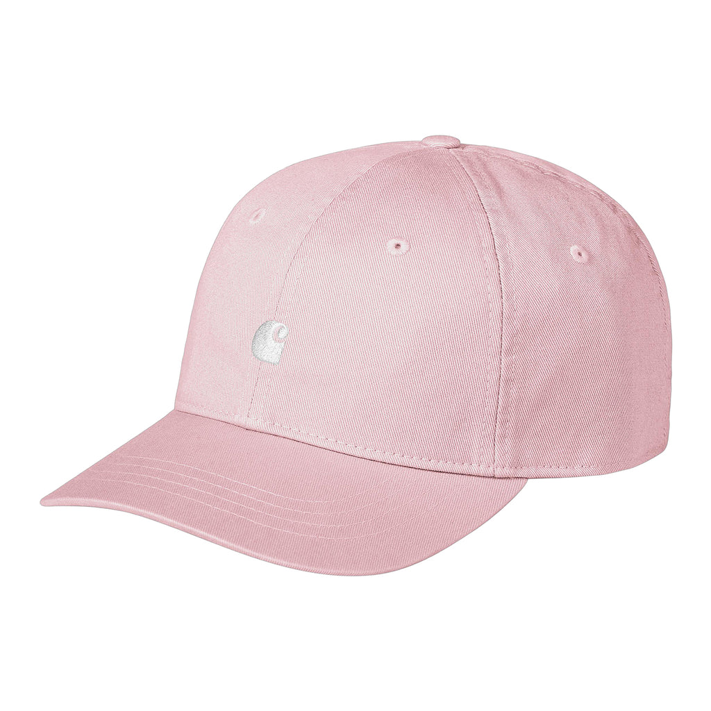 Carhartt WIP Madison Logo Cap - Air Pink / White - front