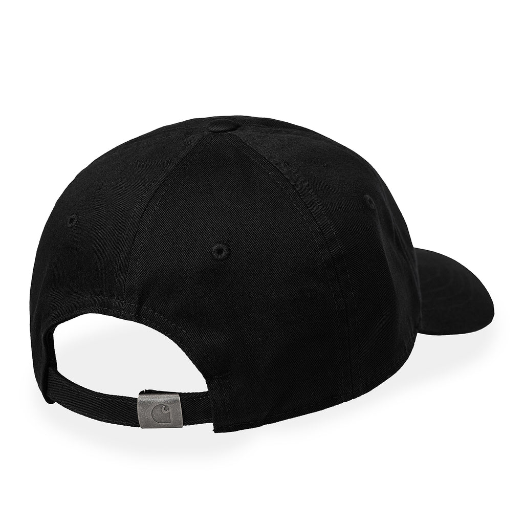 Carhartt WIP Madison Logo Cap - Black / Black - back