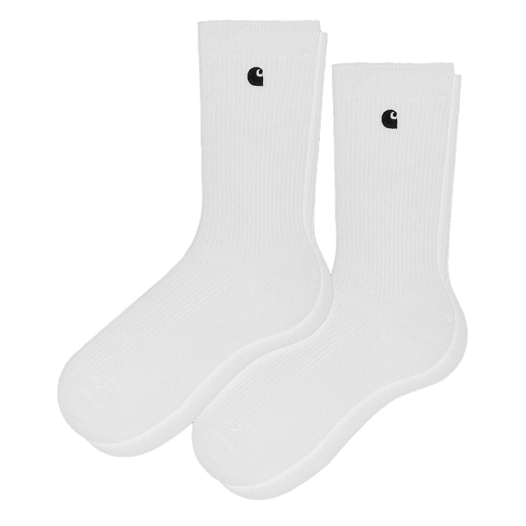 Madison Pack Socks in White / Black by Carhartt WIP | Bored of Southsea