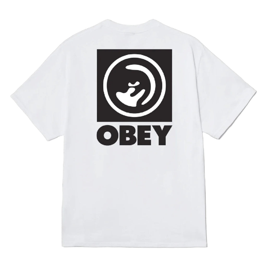 Obey Bold Eye T Shirt - White - back