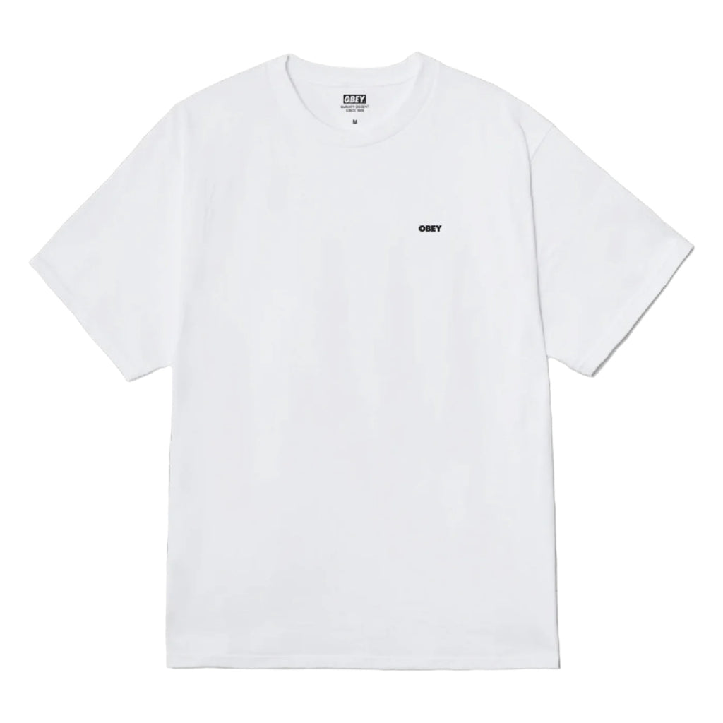 Obey Bold Eye T Shirt - White - front