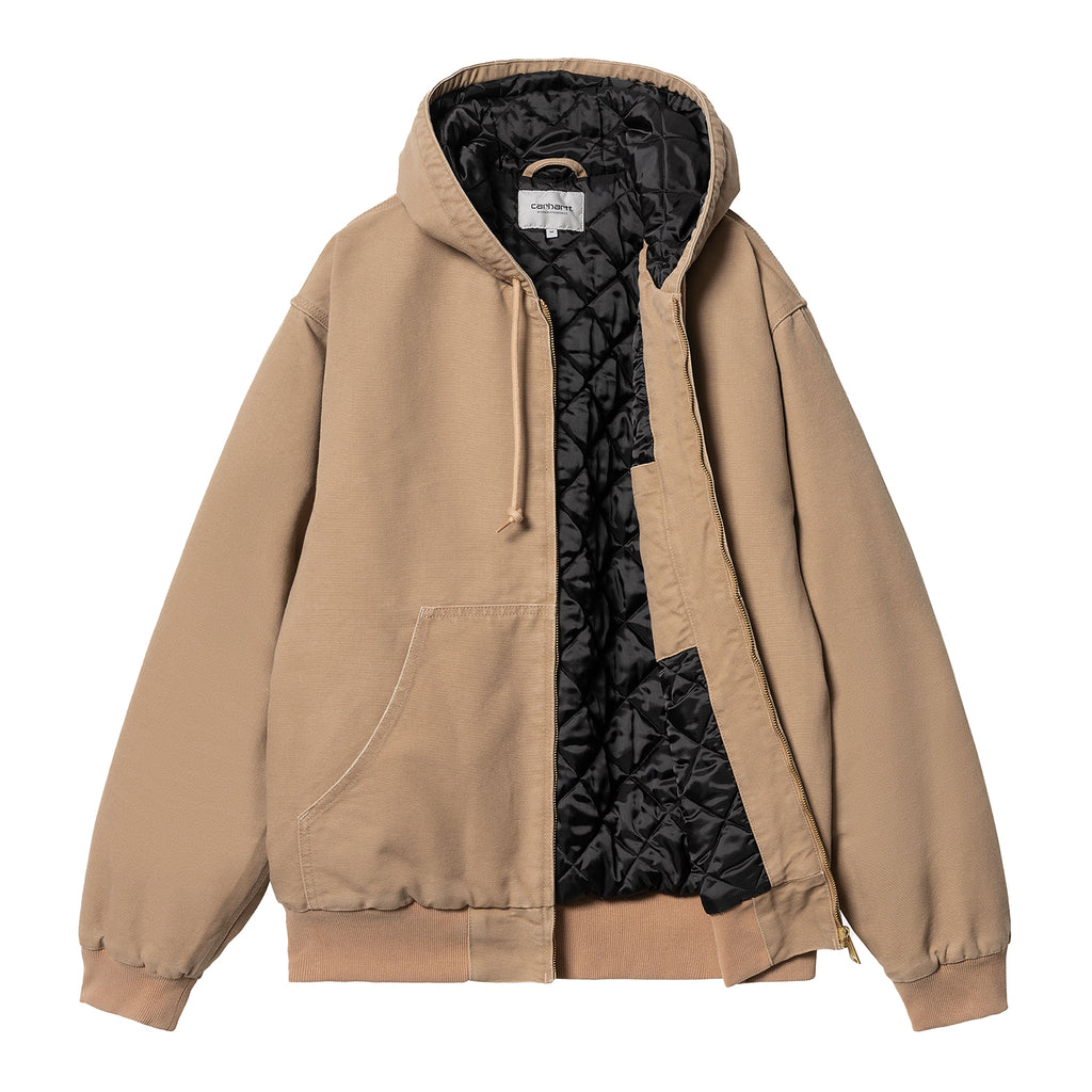 Carhartt WIP OG Active Jacket - Peanut Aged Canvas - open