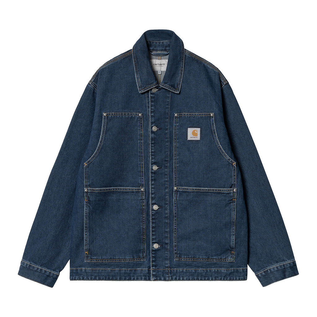 Carhartt WIP OG Double Front Jacket - Blue Stone Washed - front