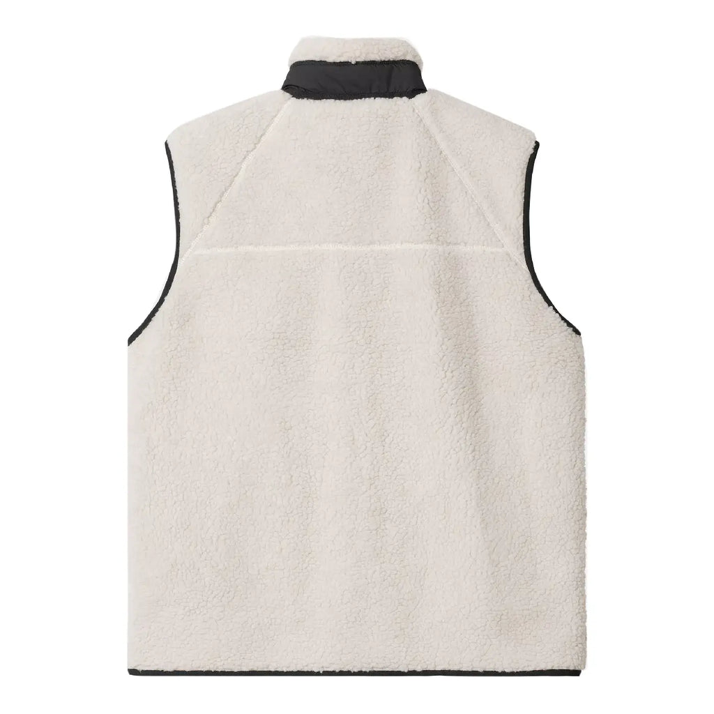 Carhartt WIP Prentis Vest Liner - Moonbeam / Black - back