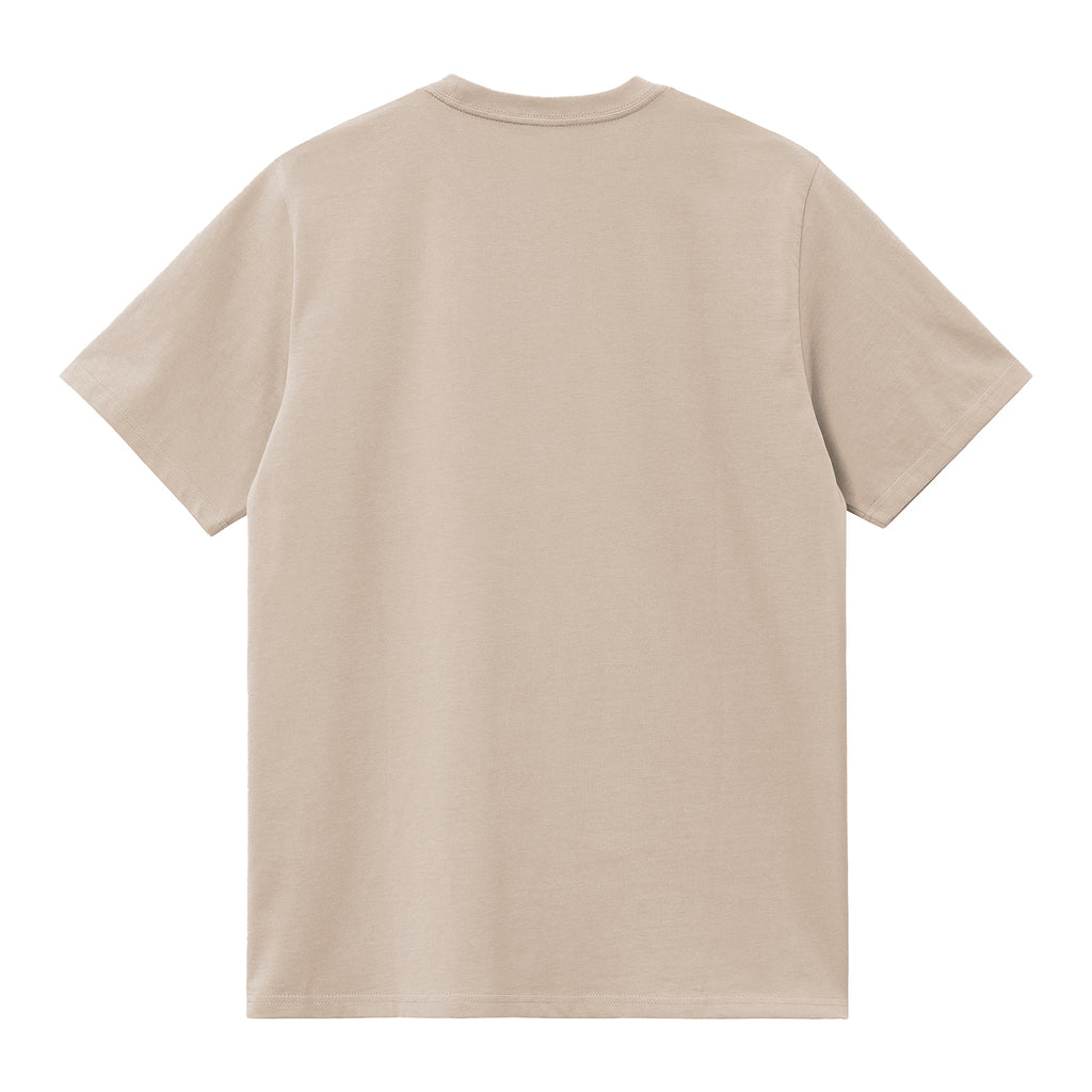 Carhartt WIP American Script T Shirt - Fleur De Sel - back