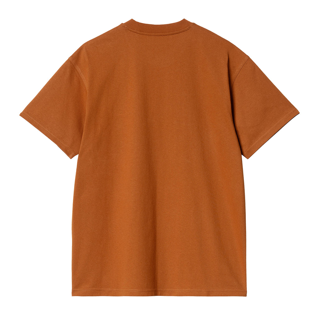 Carhartt WIP American Script T Shirt - Sienna - back