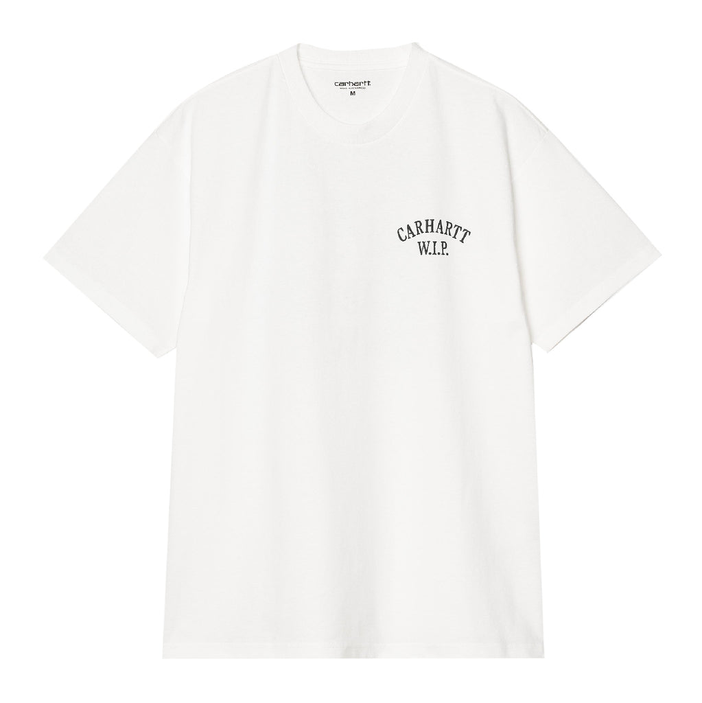 Carhartt WIP Cabinetry T Shirt - White / Black - front