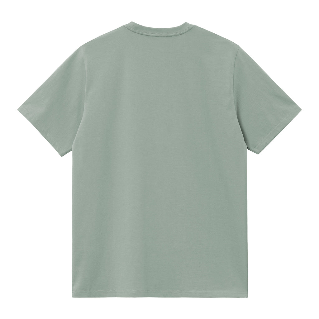 Carhartt WIP Chase T Shirt - Frosted Green / Gold - back