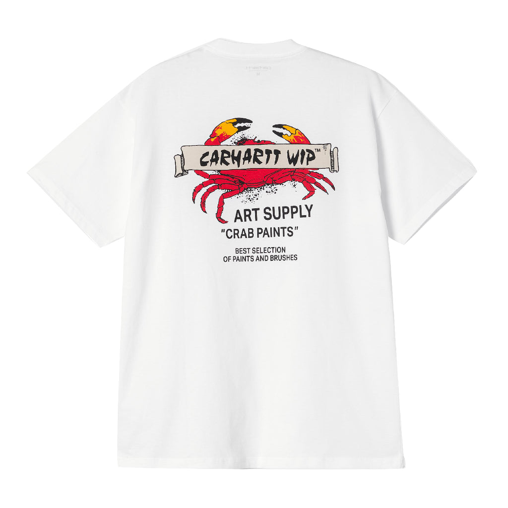 Carhartt WIP Crab Paint T Shirt - White - back