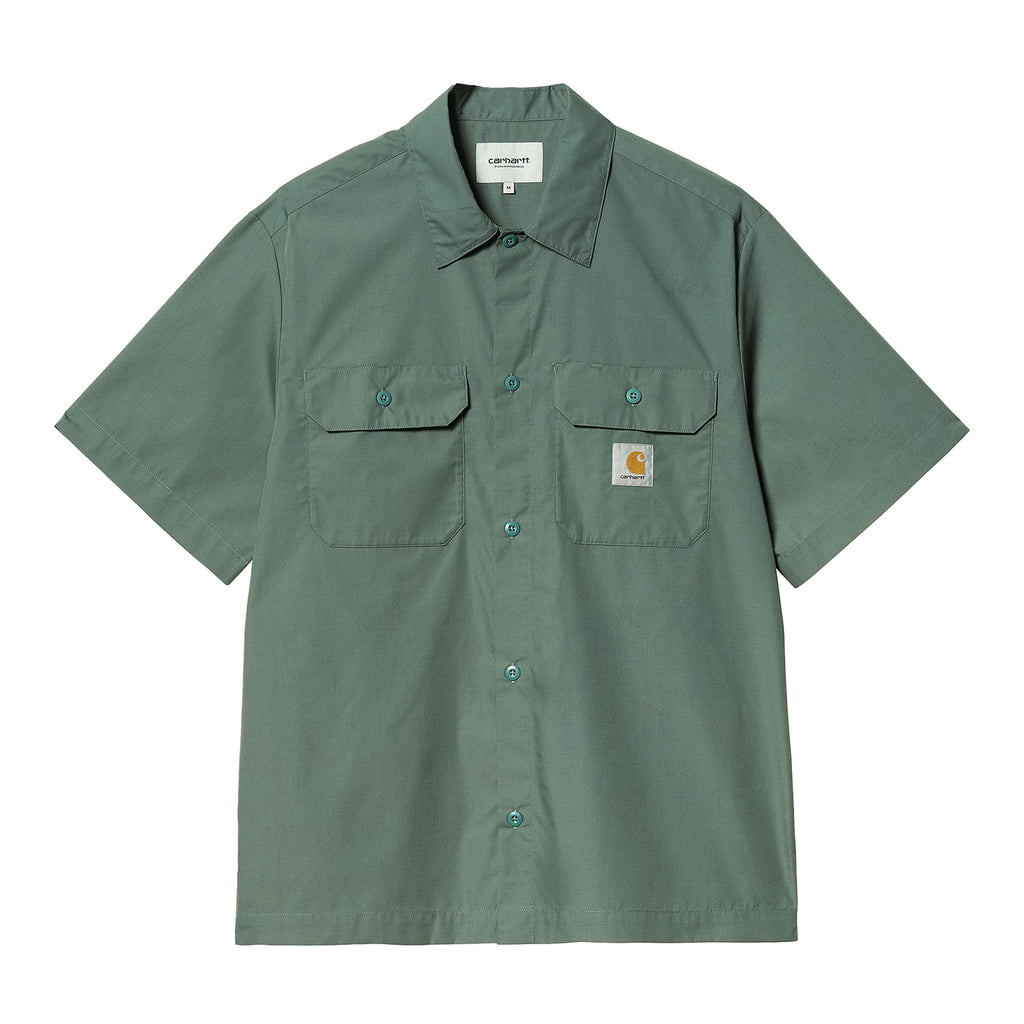 Carhartt WIP S/S Craft Shirt - Silver Pine - front