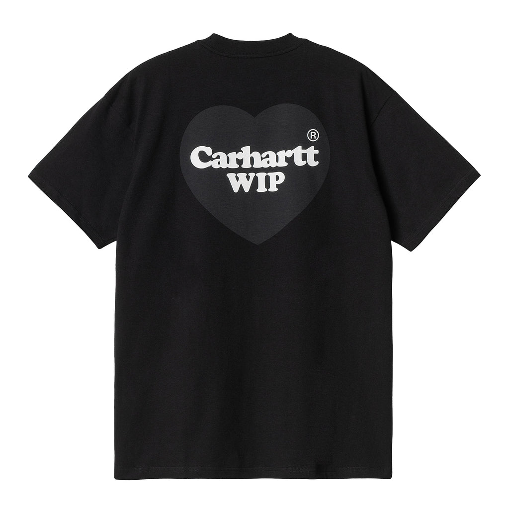 Carhartt WIP Double Heart T Shirt - Black