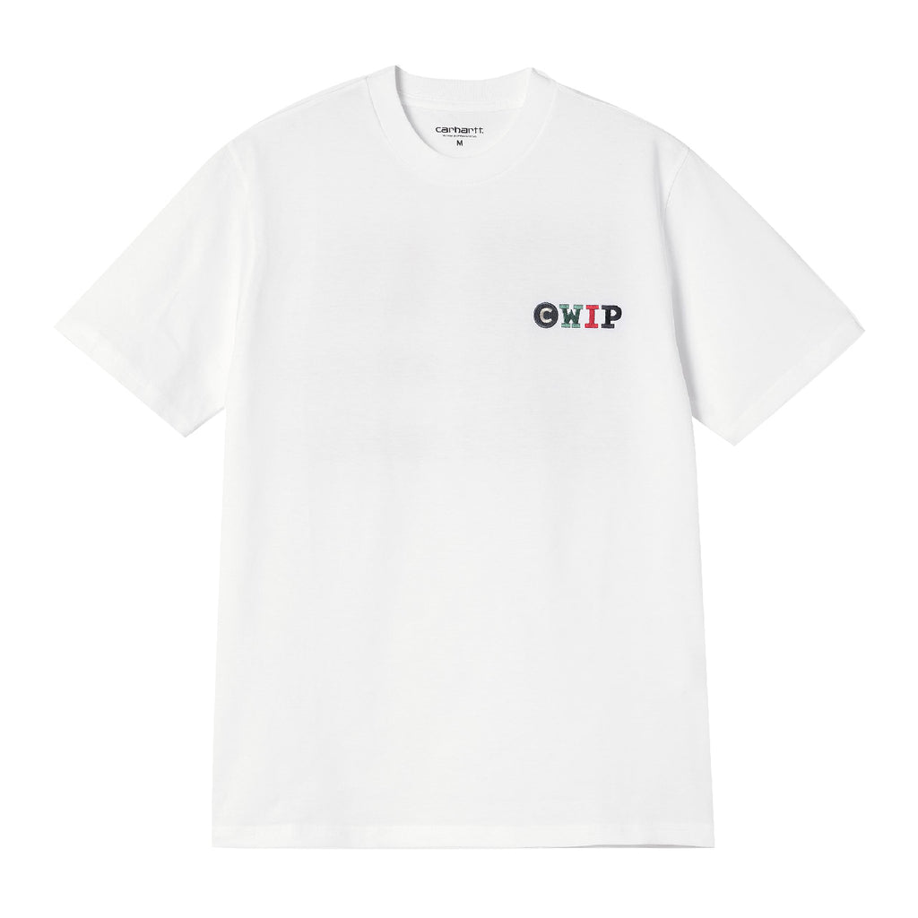 Carhartt WIP Flags T Shirt - White - front