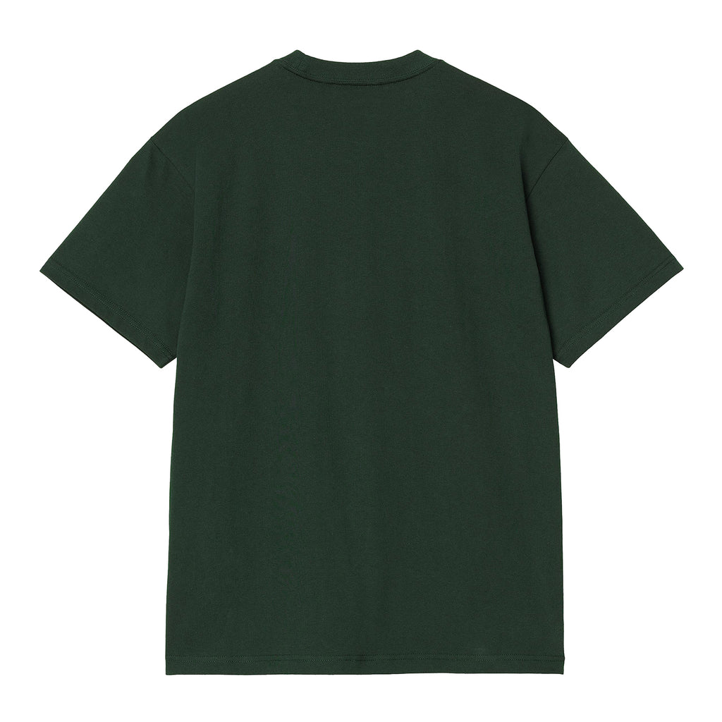 Carhartt WIP Flaming Ducks T Shirt - Conifer - back