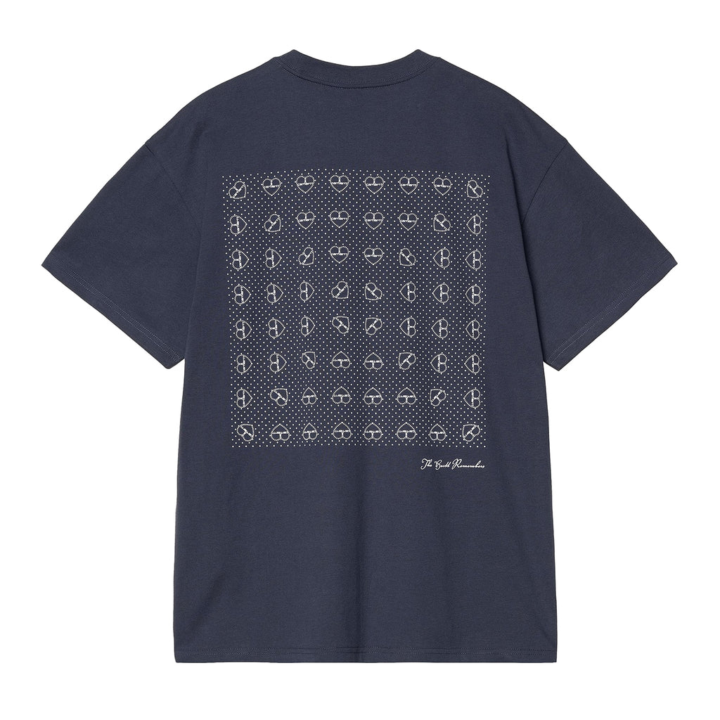 Carhartt WIP Furoshiki T Shirt - Blue / White - back